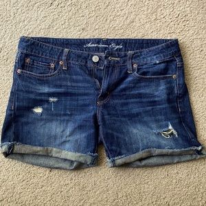 American Eagle Dark Wash Shorts